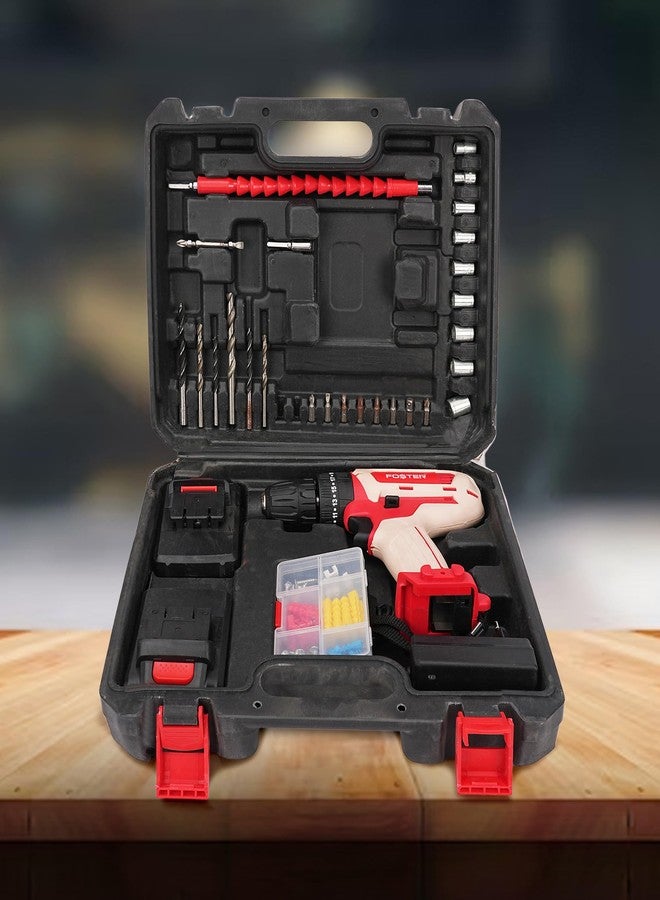 FOSTER FK 38-21 21V CORDLESS Screwdriver Tool kit 38 Pcs Cordless Drill - Image 3